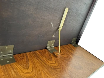 Mid-Century Modern Brutalist Folding Coffee Table by Percifal Lafer, 1960s